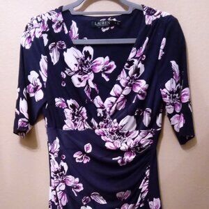 Ralph Lauren wrap look dress